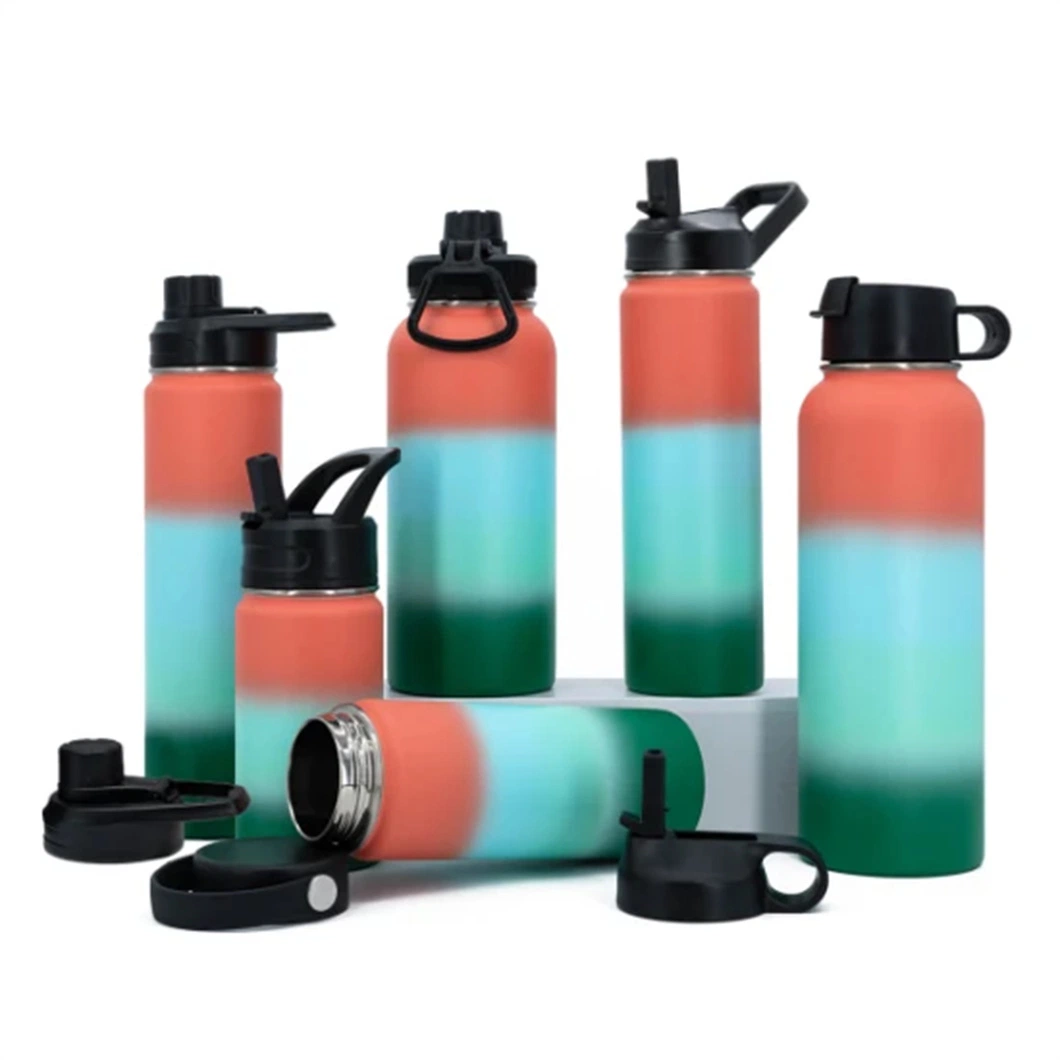 OEM Acceptable Wide Mouth Vacuum Insulated 304 Stainless Steel Outdoor Thermos Water Bottle