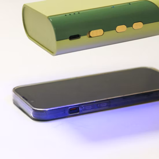 Caixa de armazenamento de máscara UV/telefone/sapato Caixa de desinfetante UV portátil LED UVC